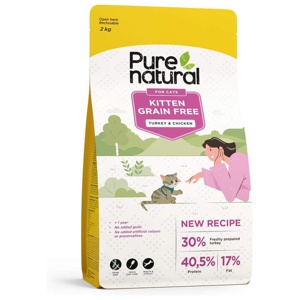 Purenatural Kitten Grain Free Turkey & Chicken (2 kg) produkt bild