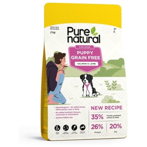 Purenatural Puppy Grain Free Salmon & Lamb (2 kg) produkt bild