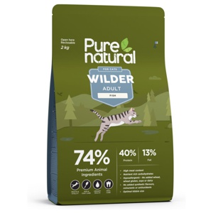 Purenatural Wilder Cat Adult Fish (2 kg) produkt bild