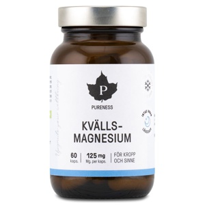 Pureness Aften Magnesium 60 kapsler produktbillede