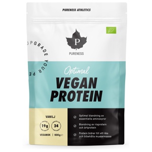 Pureness Athletics Optimal Vegan Protein Vanilj 600 g produkt bild