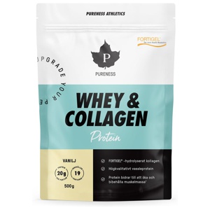 Pureness Athletics Whey & Collagen Vanilj 500 g produkt bild