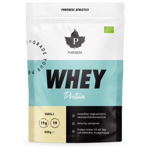 Pureness Athletics Whey Protein, Vanilj, 500 g produkt bild