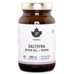 Pureness Betaine HCL - Saltsyre 60 kapsler produktbillede