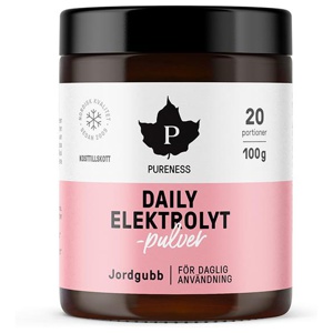 Pureness Daily Elektrolytpulver, Jordgubb, 100 g produkt bild