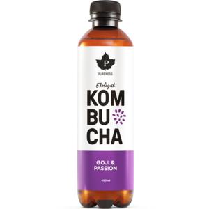 Pureness Ekologisk Kombucha Goji & Passionsfrukt 400 ml produkt bild