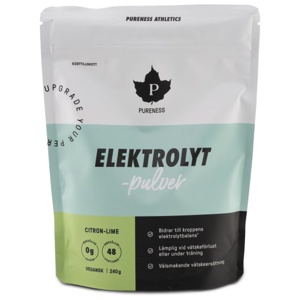 Pureness Elektrolytpulver Citron/Lime 240 g produktbillede