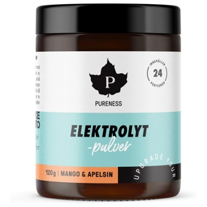 Pureness Elektrolytpulver Mango & Apelsin 120 g produkt bild