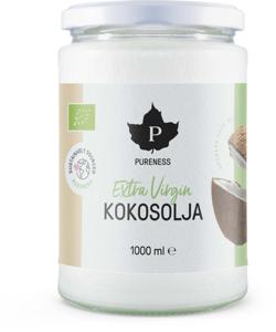 Jungfru kokosolja Eko 1000 ml produkt bild