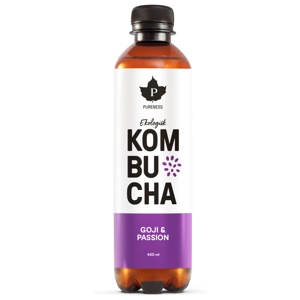 Pureness Kombucha Eko Goji & Passion 400 ml produkt bild