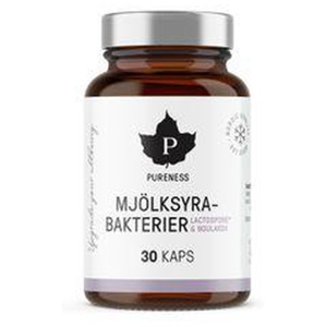 Pureness Mjölksyrabakterier + Bouladrii 30 kapslar produkt bild
