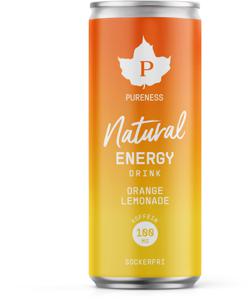 Natural Energy Drink Orange Lemonade 330 ml produkt bild