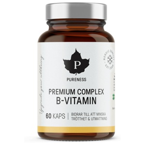 Pureness Premium Complex B-vitamin 60 kapslar produkt bild