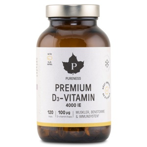 Pureness Premium D-Vitamin 120 kapsler produktbillede