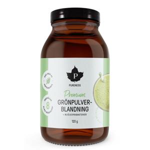 Pureness Premium Grönpulverblanding + Mjölksyrabakterier 120g produkt bild
