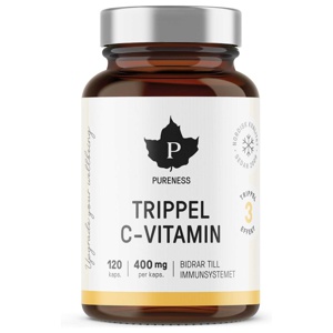 Trippel C-vitamin 120 kapslar produkt bild