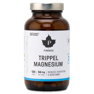 Pureness Trippel Magnesium 120 kapsler produktbillede
