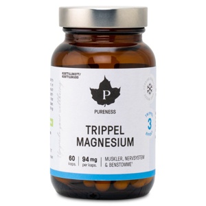 Pureness Trippel Magnesium 60 kapsler produktbillede