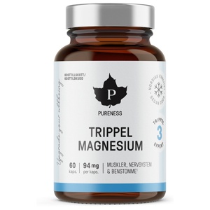 Pureness Trippel Magnesium 60 stk produktbilde