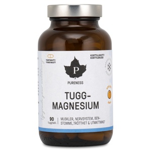Pureness Tygge-magnesium Appelsin 90 tabletter produktbillede