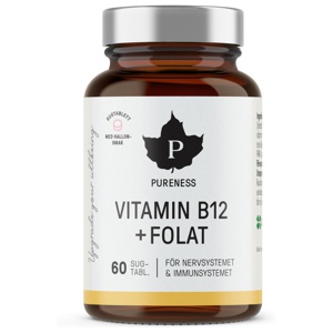 Pureness Vitamin B12 + Folat 60 sugtabletter produkt bild