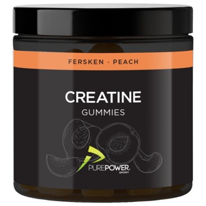 PurePower Creatine Gummies Peach - 60 stk. produktbillede