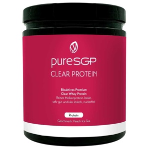 pureSGP CLEAR PROTEIN Peach Ice Tea 500 g Pulver Produktbild