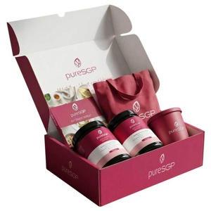 pureSGP KOLLAGEN PEPTIDE Starter-Set 1 Packung Kombipackung Produktbild