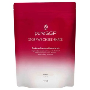 pureSGP STOFFWECHSEL-SHAKE Vanille 450 g Pulver Produktbild