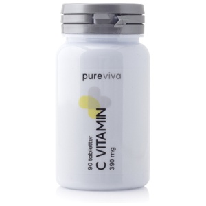 Pureviva C Vitamin 390 mg 90 tabl. produktbillede