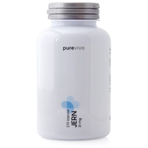 Pureviva Jern (21 mg) 270 kaps. produktbillede