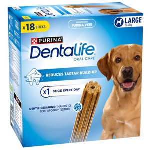 PURINA Dentalife Tägliche Zahnpflege-Snacks für große Hunde Produktbild