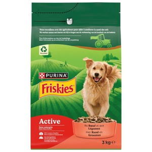 PURINA Friskies Adult Hund Active mit Rind Produktbild