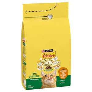 PURINA Friskies Indoor Katze mit Huhn, Truthahn und Gemüse Produktbild