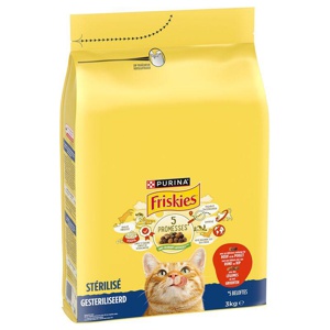PURINA Friskies Sterilized Katze mit Rind, Huhn und Gemüse Produktbild