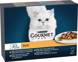 Purina Gourmet Kattmat Perle Duo 8 x 85 g produkt bild