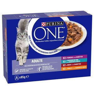 Purina One ADULT 8 x 85 g Produktbild