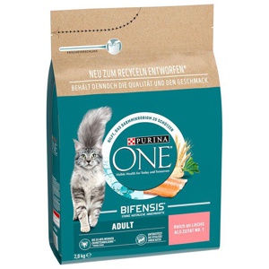 Trockenfutter Katze mit Lachs & Vollkorn Getreide, Adult, 2,8 kg Produktbild