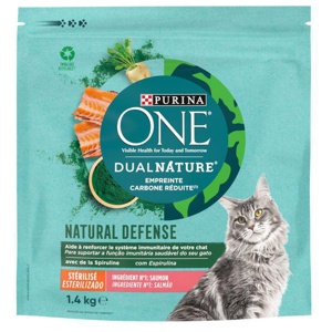 Purina One Dual Nature Sterilized Lachs mit Spirulina Produktbild