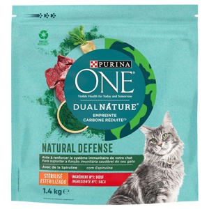 Purina One Dual Nature Sterilized Rind mit Spirulina Produktbild