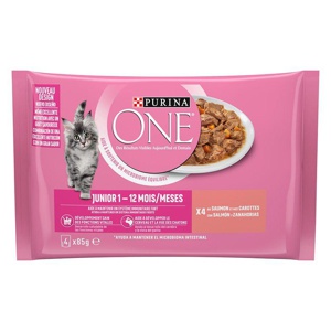 Purina One Junior 4 x 85 g Produktbild