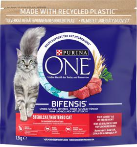 Purina One Kattmat Steril Oxe 1500 g produkt bild
