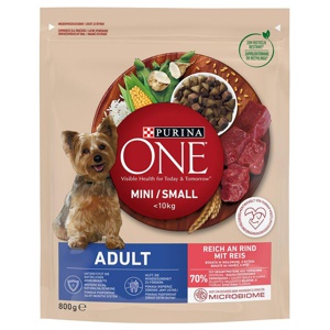 Purina One Mini Adult Rind & Reis Produktbild