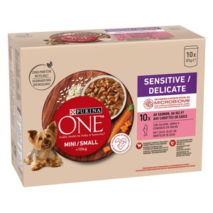 Purina One Mini Sensitive-Delicate Lachs Produktbild