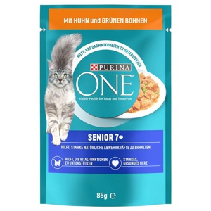 Purina One Senior 7+ mit Huhn & grünen Bohnen Produktbild