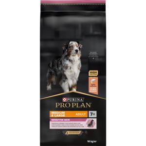Purina Pro Plan Medium & Large Adult 7+ Sensitive Skin OptiDerma 14 kg produkt bild