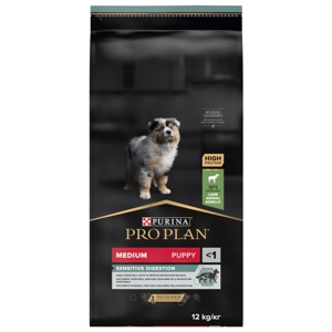 PURINA PRO PLAN Medium Puppy Lamb & Rice Sensitive Digestion - 12 kg produkt bild