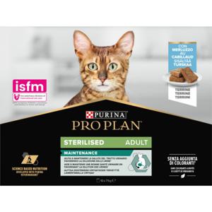 PURINA PRO PLAN Sterilised Adult Maintenance 10 x 75 g - Torsk produkt bild