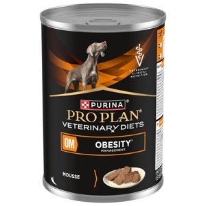 Purina Pro Plan Veterinary Diets Canine Adult OM Obesity Management Mousse 400g produktbilde