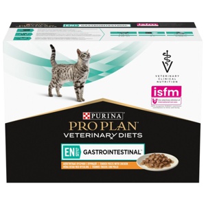 Purina Pro Plan Veterinary Diets Feline EN Chicken Gastrointestinal 10x85 g produkt bild